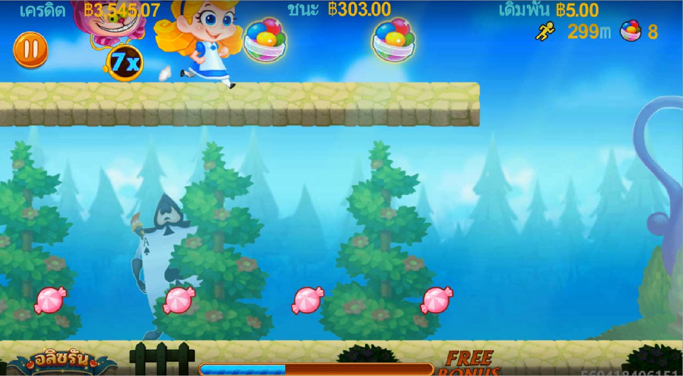 วิธีเล่นเกม Alice Run ทดลองเล่นฟรี ไม่ต้องฝาก