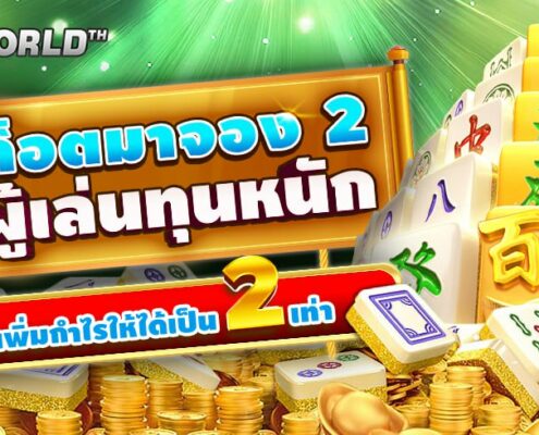 เล่นสล็อตมาจอง 2 แบบผู้เล่นทุนหนัก: โดยวิธีเพิ่มกำไรให้ได้เป็น 2 เท่า